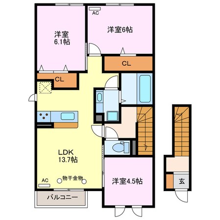 エミネンスの物件間取画像